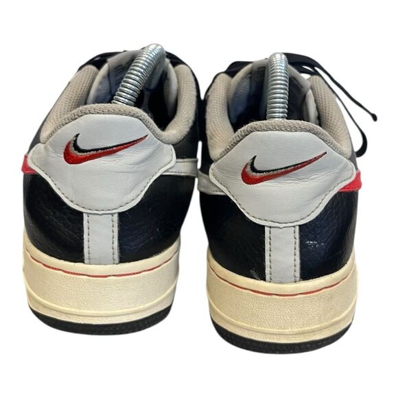 Nike Air Force 1 LV8 EMB (GS) Black Red Gray Sneakers Youth 7 - Picture 6 of 9